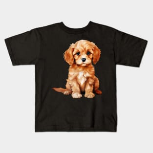 Puppy Cavapoo Kids T-Shirt